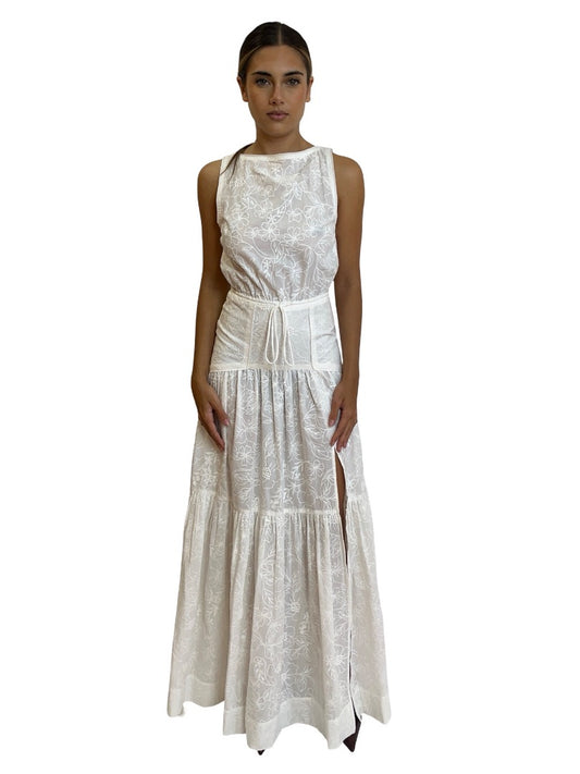 Bec & Bridge White Sierra Maxi Dress. Size: 6