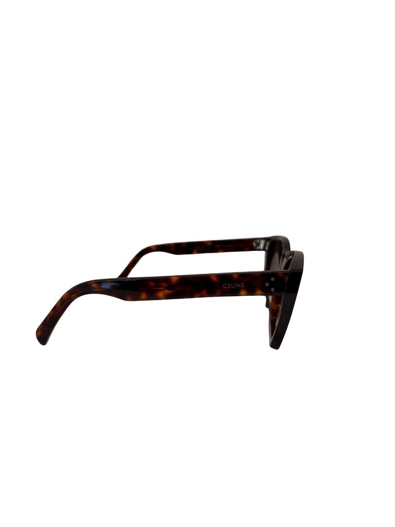 Celine Dark Tortoiseshell 'CL40090I 52F 55' Sunglasses.