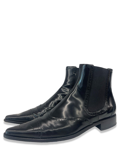 Dolce & Gabbana Black Western Leather Boots. Size: 38