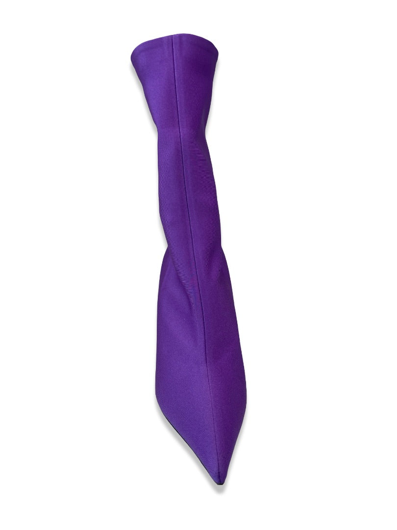 Balenciaga Purple Spandex Heels. Size: 36