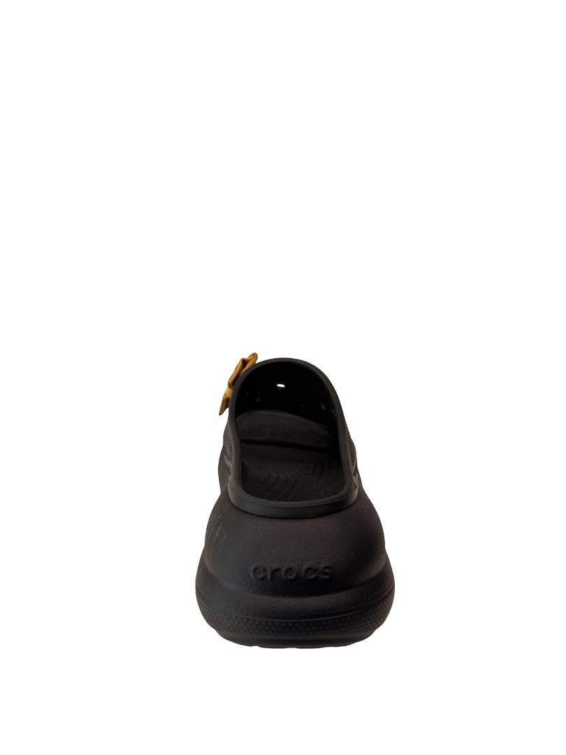 Crocs Black Classic Platform Slides. Size: 8