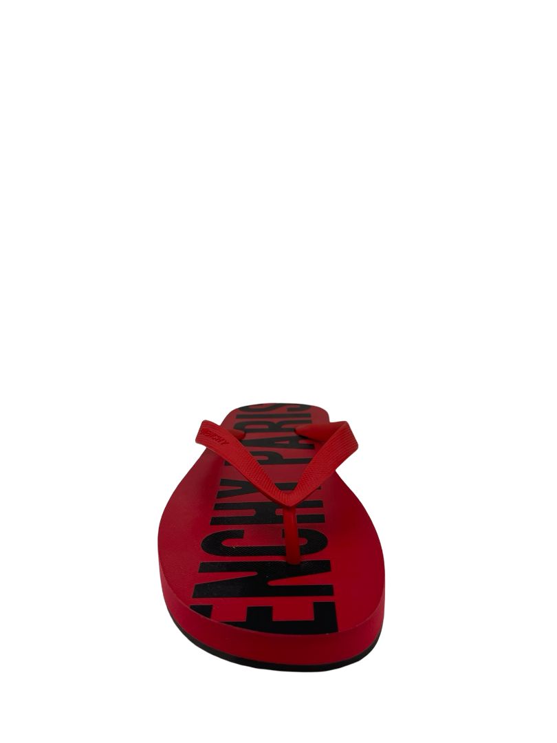 Givenchy Printed Red Thong. Size: 39