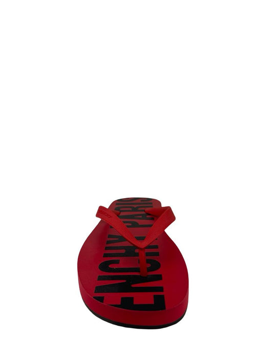 Givenchy Printed Red Thong. Size: 39
