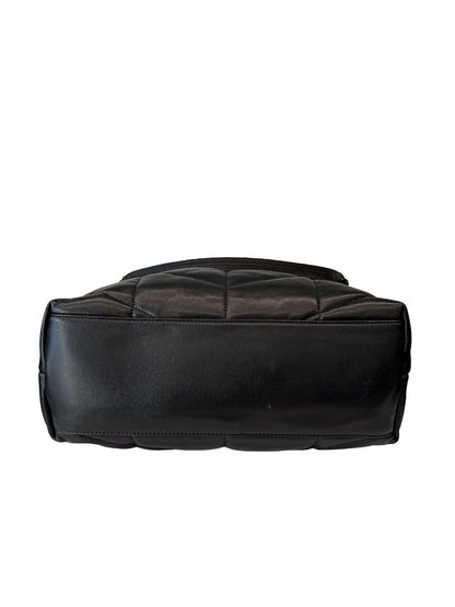 Saint Laurent Black Lambskin Medium Puffer Chain Bag.