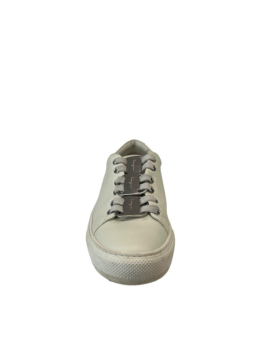 Salvatore Santoro White Low Top Sneakers. Size: 6.5