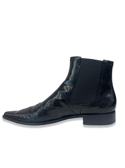 Dolce & Gabbana Black Western Leather Boots. Size: 38