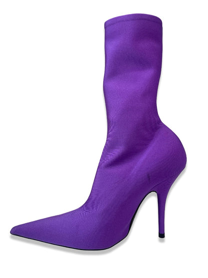 Balenciaga Purple Spandex Heels. Size: 36