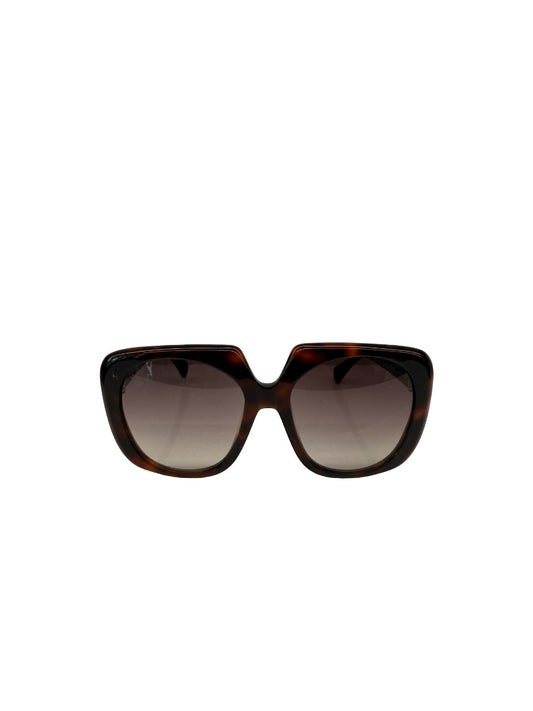 MaxMara Tortoiseshell 'MM0047 52F' Oversized Sunglasses.