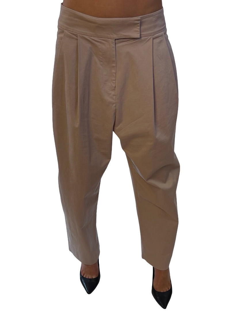 Scanlan Theodore Khaki Cotton Trousers. Size: 12