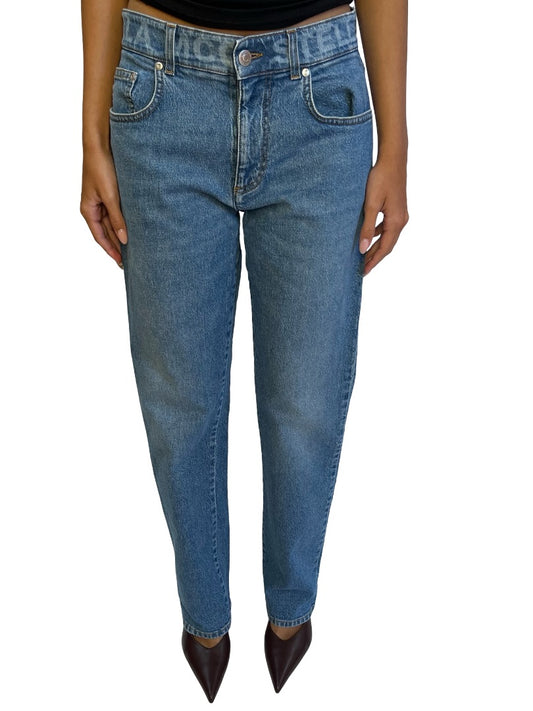 Stella McCartney Blue Wash Straight Jeans. Size: 29