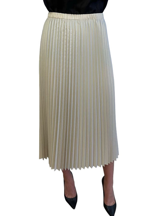 Tibi Neutral Light Weight Pleat Skirt. Size: XS
