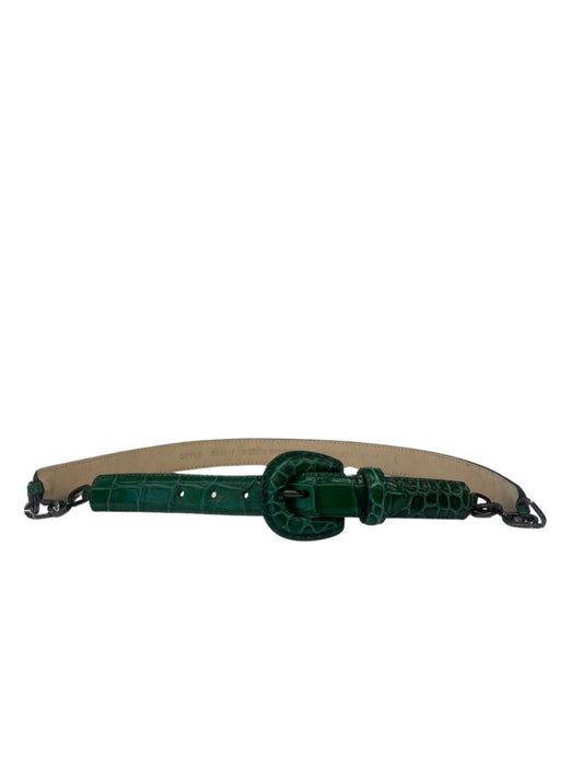 Estilo Emporio Green Croc Leather Belt. Size: L