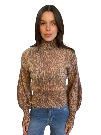 Zimmermann Oselot Mohair Turtleneck Sweater. Size: S