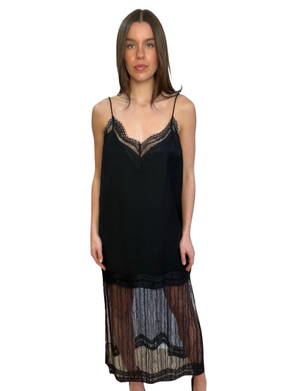 Camilla & Marc Black Albedo Cami Maxi Dress. Size: 12