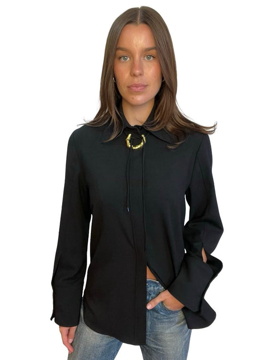 Camilla and Marc Black 'Banks Classic Shirt'. Size: 6