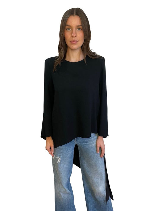 Carla Zampatti Black 'Serenity' Top Dress. Size: 10