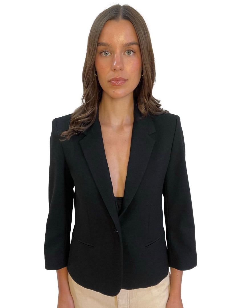 Zadig & Voltaire Deluxe Black Blazer. Size: L