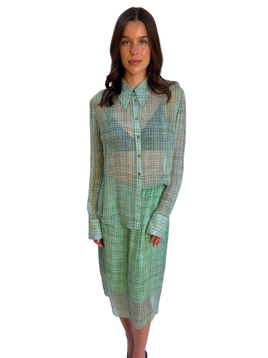 Lee Mathews Willow Florence Blouse & Skirt Set. Size: 2