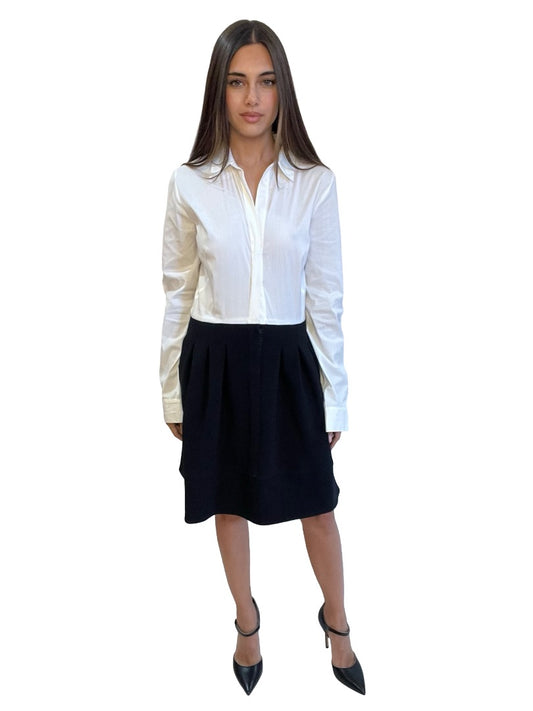 L'agence Black & White Tuxedo Dress. Size: 4