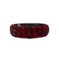 Chanel Red & Blue CC Tweed Bangle. Size: