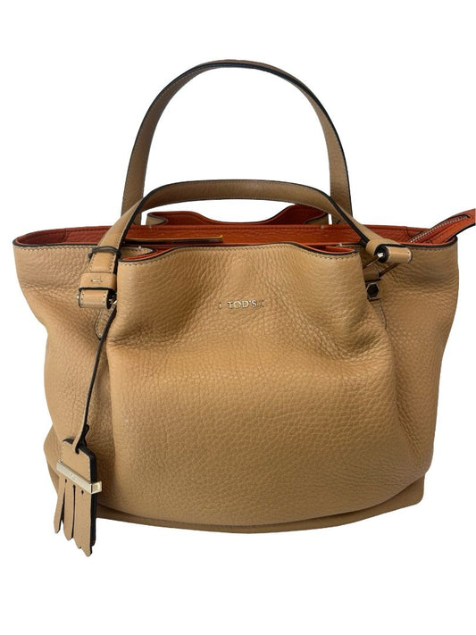 Tod's Tan Leather Handbag