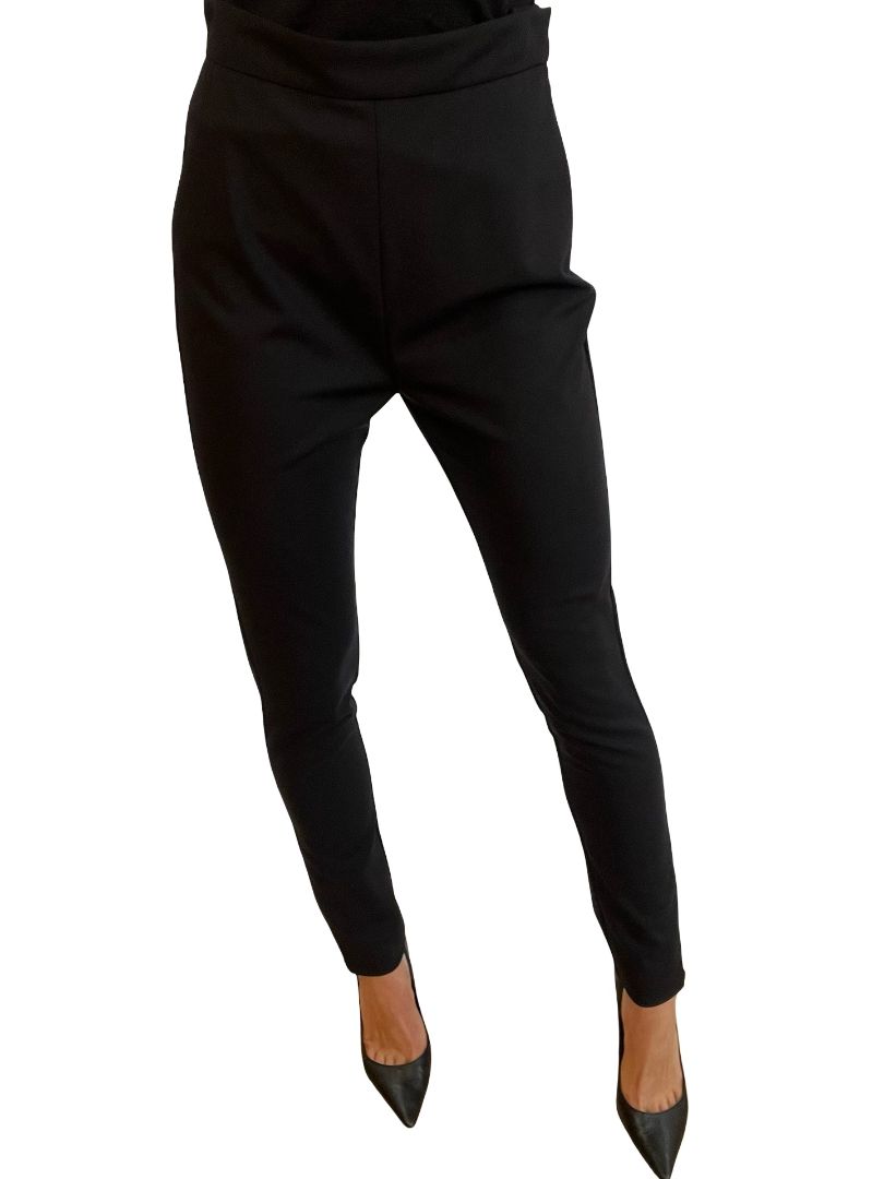 Balmain Black Skinny Pant. Size: 38