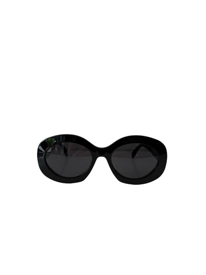 Celine Black 'Triomphe CL40292U' Oval Sunglasses.