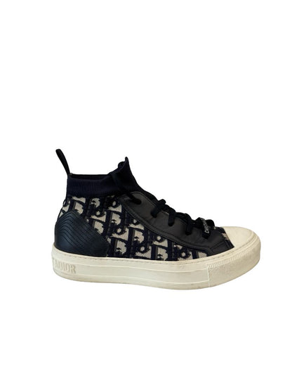Christian Dior Navy Walk'n'Dior Platform Sneaker. Size: 37