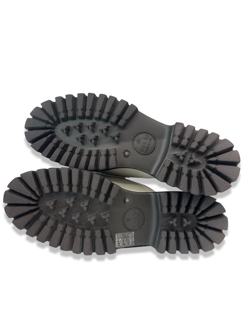 Gucci Grey Horsebit Mules W Silver Hardware. Size: 40