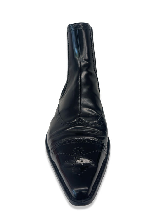 Dolce & Gabbana Black Western Leather Boots. Size: 38