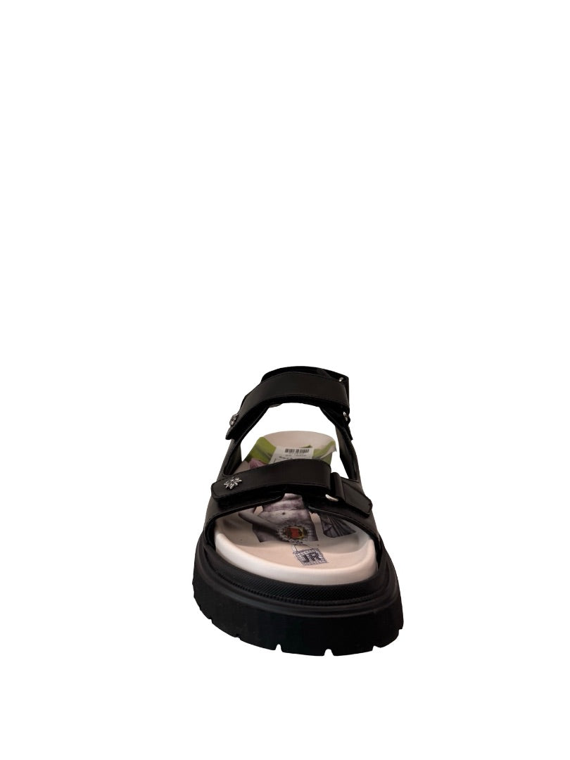 John Richmond Black/Multi Platform Dad Sandals. Size: 39