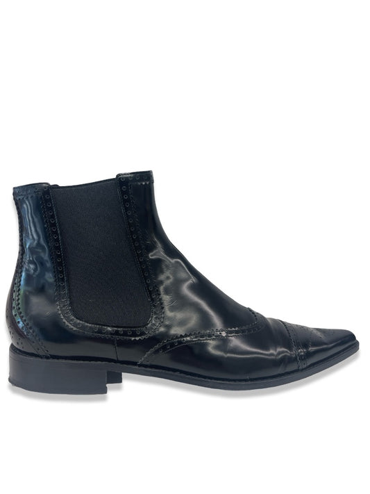 Dolce & Gabbana Black Western Leather Boots. Size: 38