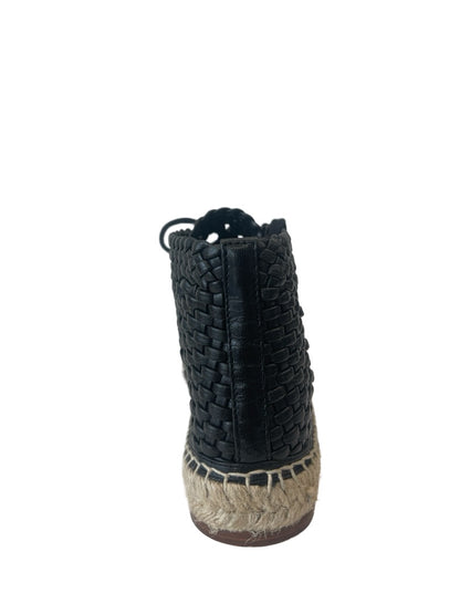 Celine Black High Top Lace Up Espadrilles. Size: 36