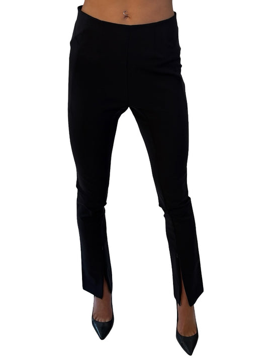 O.P On Parks Black High Waisted Trousers. Size: 10