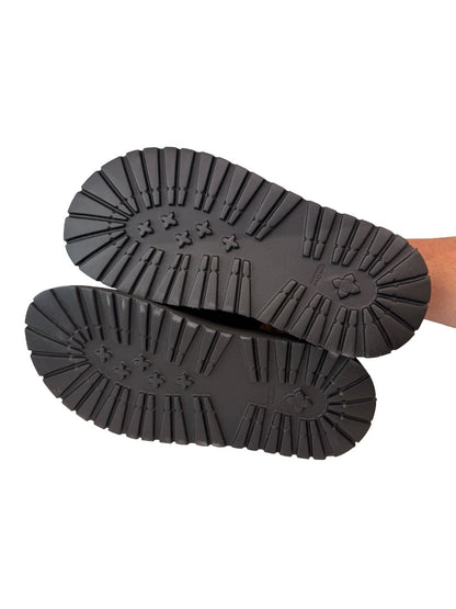 John Richmond Black/Multi Platform Dad Sandals. Size: 39