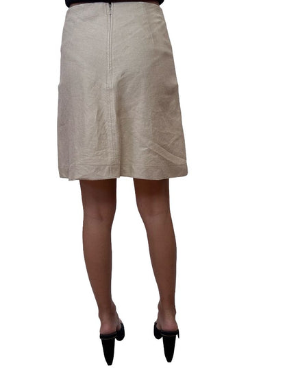 Scanlan Theodore Beige Mini Skirt. Size: 6