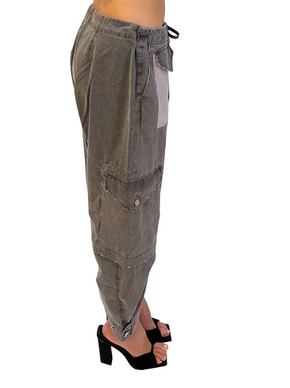 M.A. Dainty Grey Cargo Pants. Size: 10