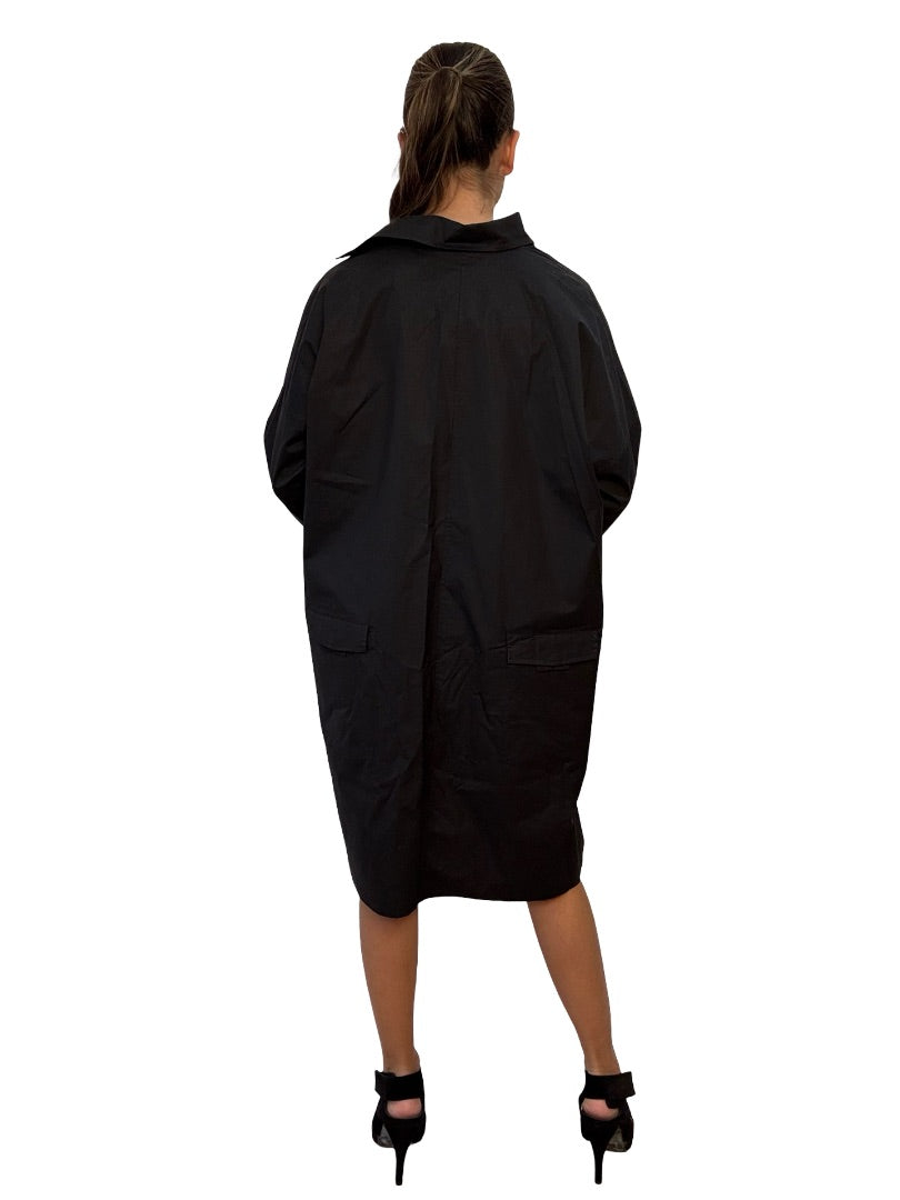 Scanlan Theodore Black Shirt Dress. Size: 2