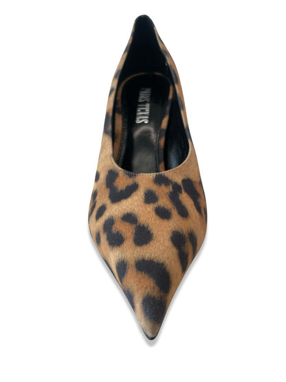 Paris Texas Brown Cheetah Print Heels. Size: 38