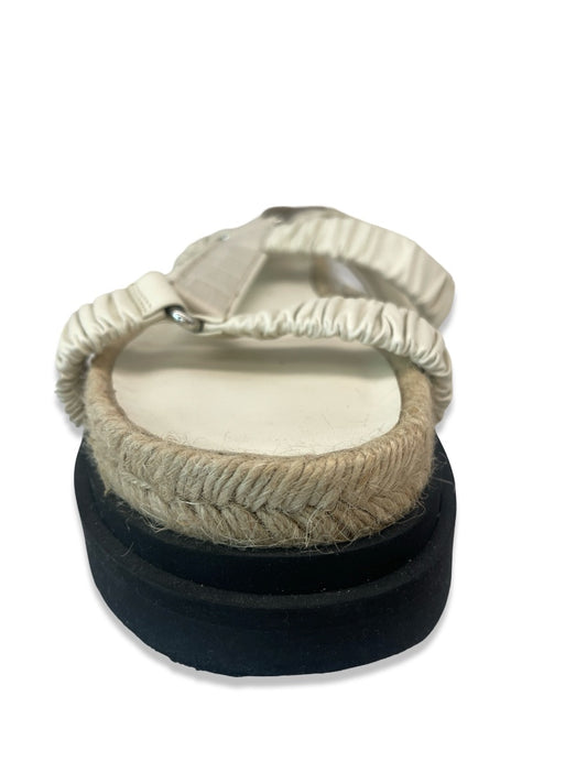 Phillip Lim Creme Brulee Noa Strappy Platform Slide. Size: 40