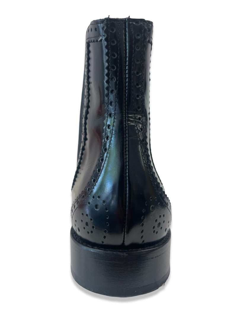 Dolce & Gabbana Black Western Leather Boots. Size: 38