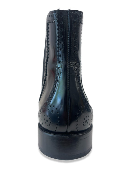 Dolce & Gabbana Black Western Leather Boots. Size: 38