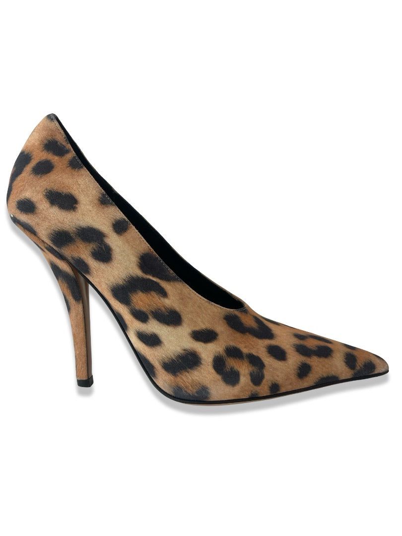 Paris Texas Brown Cheetah Print Heels. Size: 38