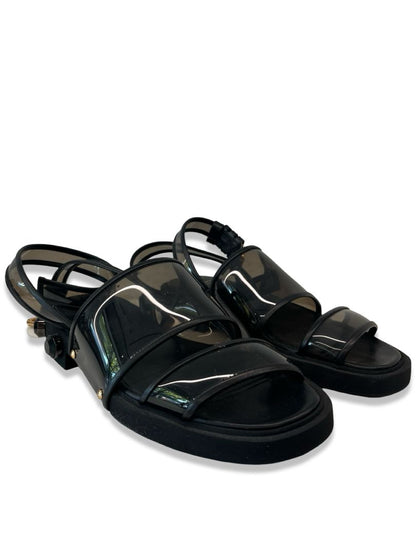 Givenchy Black/Grey Clear Sandal. Size: 36