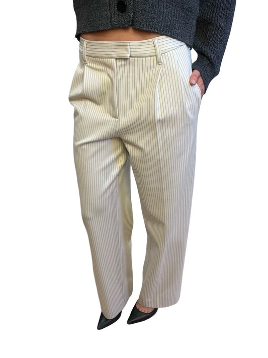 Rag & Bone Neutral Pinstripe Pants. Size: XS