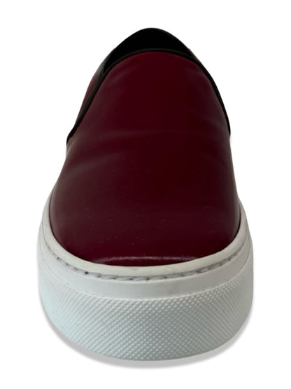 Celine Burgundy Skate Spazz Slip Ons. Size: 36