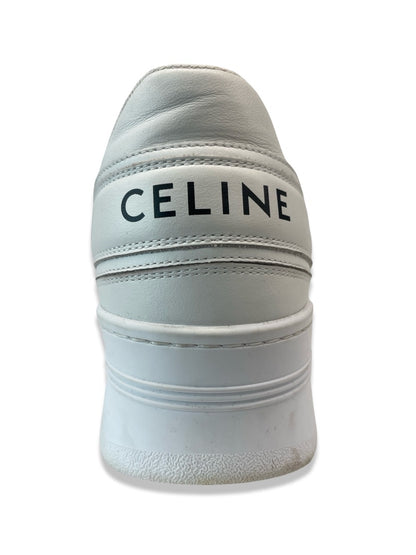Celine White Platform Block Sneakers. Size: 38