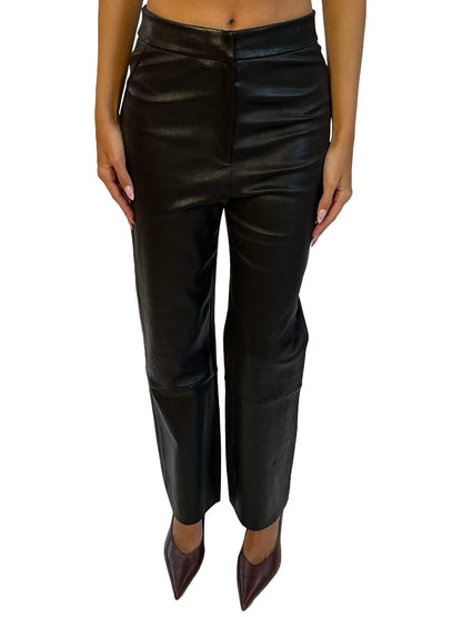 Husk Black HK Leather Pant. Size: 6