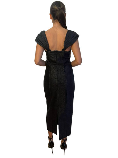Manning Cartell Black Bodycon Dress. Size: 8