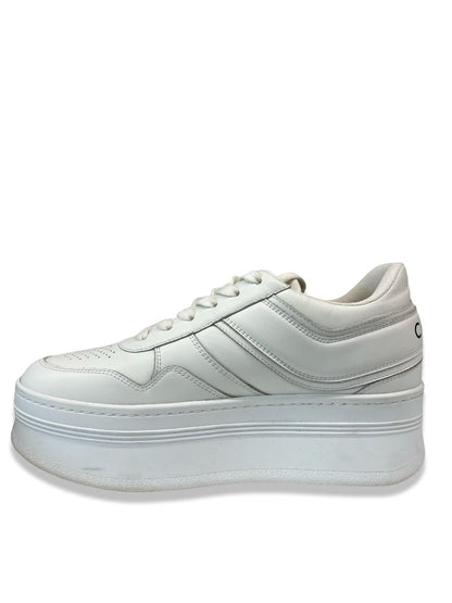 Celine White Platform Block Sneakers. Size: 38